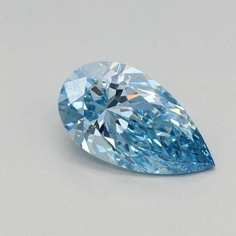0.34 Ct. Fancy Vivid Blue Pear Lab Grown Diamond