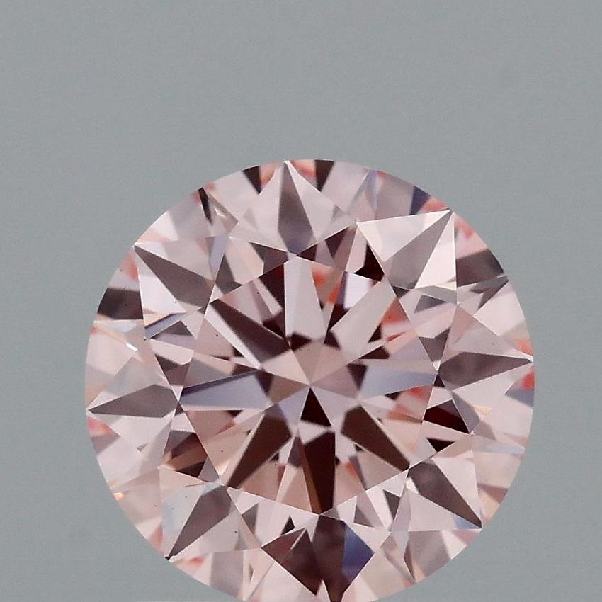 1.69 Ct. Fancy Intense Pink Round Lab Grown Diamond
