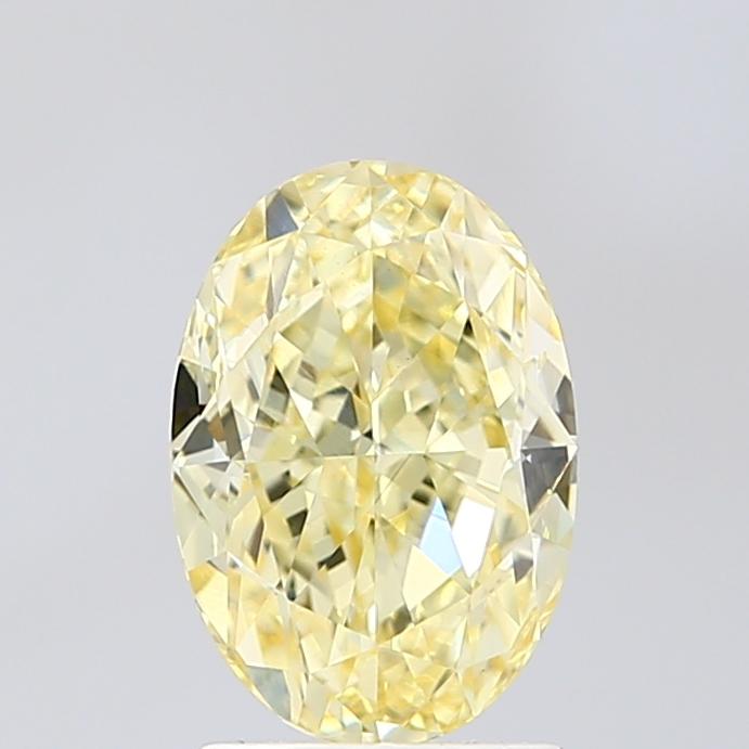 2.32 Ct. Fancy Yellow Oval Lab Grown Diamond