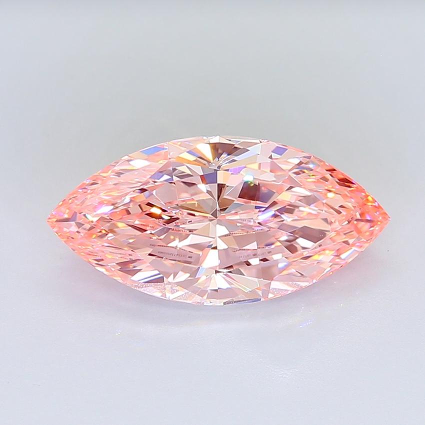 6.20 Ct. Fancy Intense Pink Marquise Lab Grown Diamond