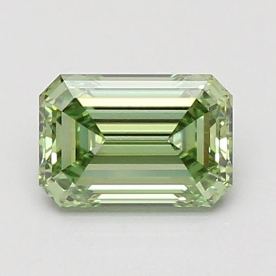 1.00 Ct. Fancy Vivid Green Emerald Lab Grown Diamond