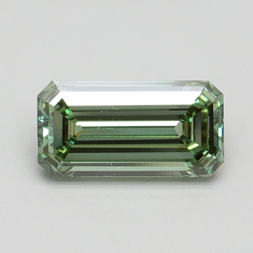 1.04 Ct. Fancy Intense Green Emerald Lab Grown Diamond