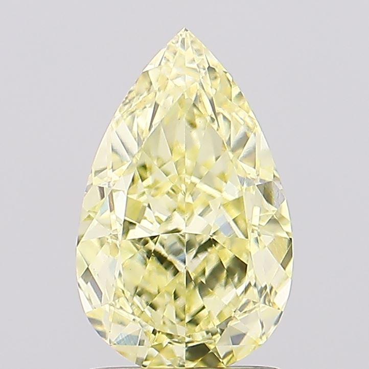 1.74 Ct. Fancy Intense  Yellow Pear Lab Grown Diamond