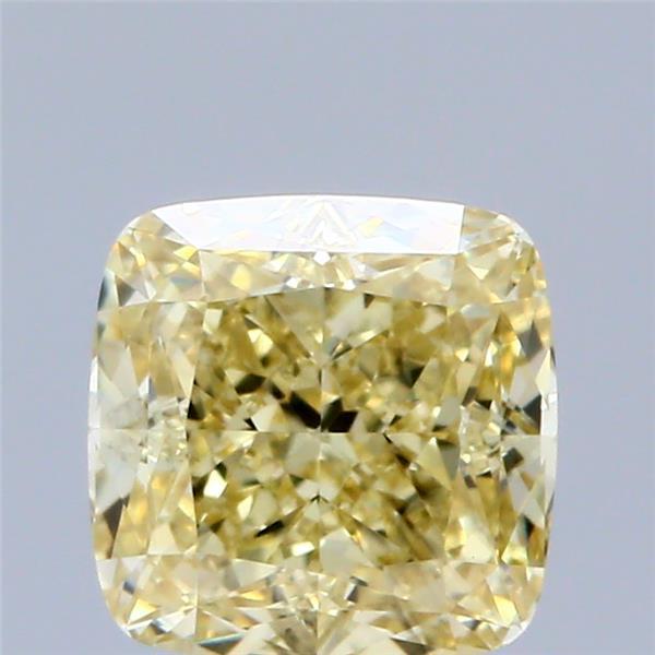 1.45 Ct. Fancy Intense Yellow Cushion Lab Grown Diamond