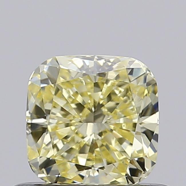 0.53 Ct. Fancy  Yellow Cushion Lab Grown Diamond
