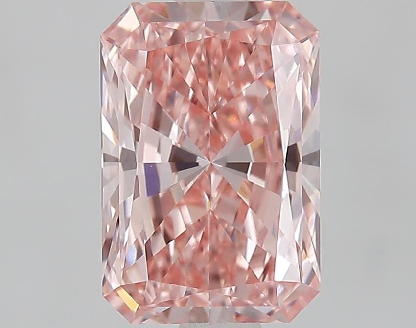 1.50 Ct. Fancy Pink Radiant Lab Grown Diamond