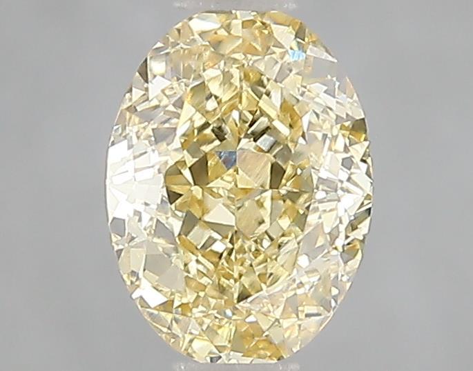 1.28 Ct. Fancy Intense Yellow Oval Lab Grown Diamond