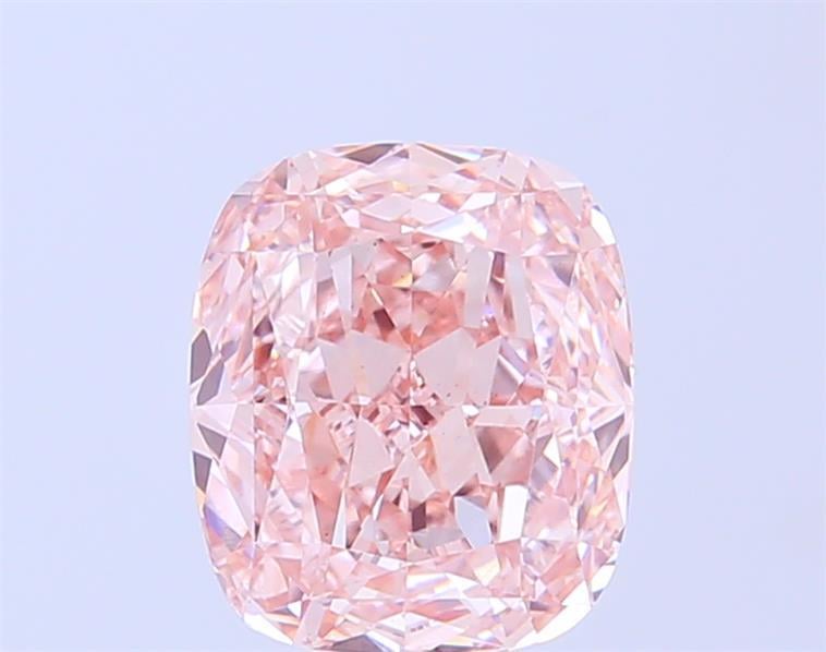 2.75 Ct. Fancy Pink Cushion Lab Grown Diamond