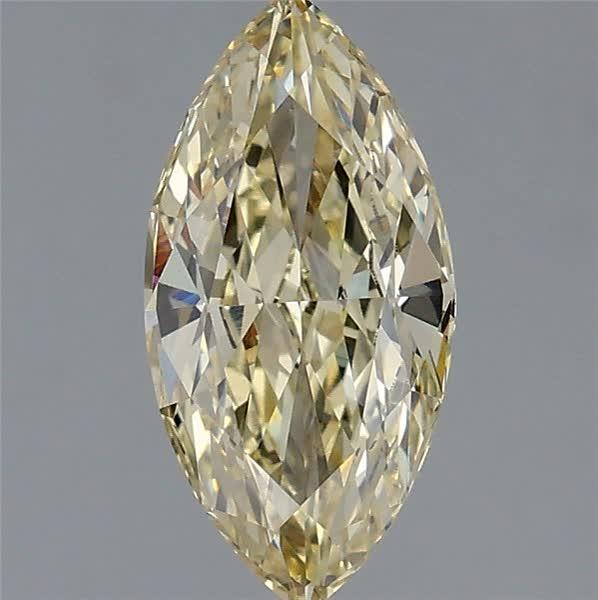 1.56 Ct. Fancy Yellow Marquise Lab Grown Diamond