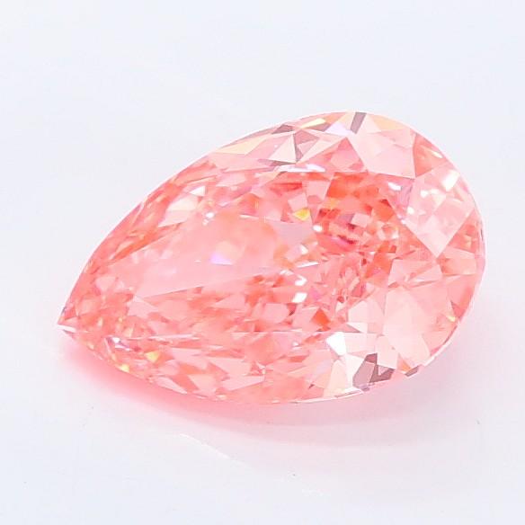 1.02 Ct. Fancy Vivid Pink Pear Lab Grown Diamond