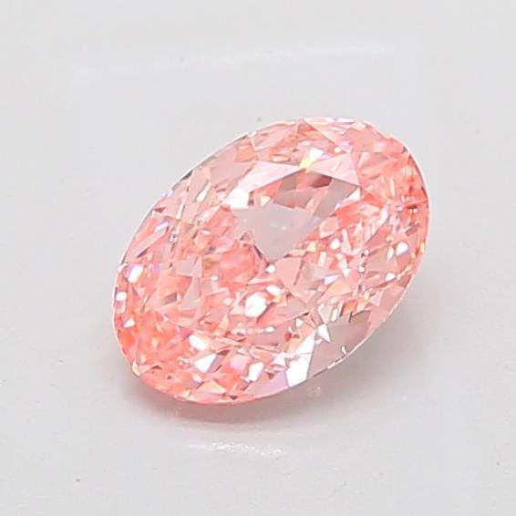 1.51 Ct. Fancy Vivid Pink Oval Lab Grown Diamond