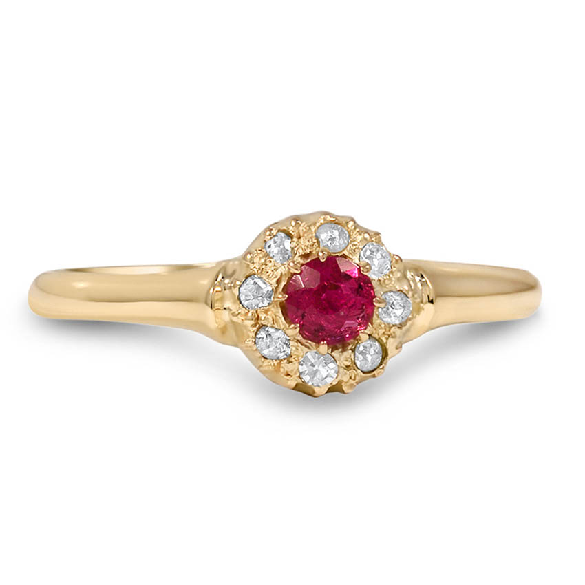 Art Deco Ruby Vintage Ring