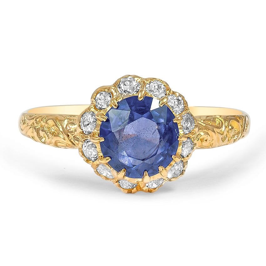 Victorian Sapphire Vintage Ring | Sharleen | Brilliant Earth
