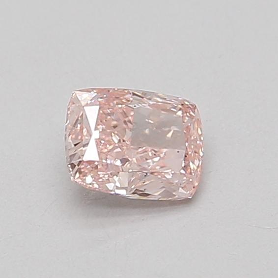 0.57 Ct. Fancy Vivid Pink Cushion Lab Grown Diamond