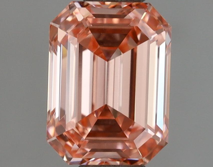1.02 Ct. Fancy Vivid Pink Emerald Lab Grown Diamond