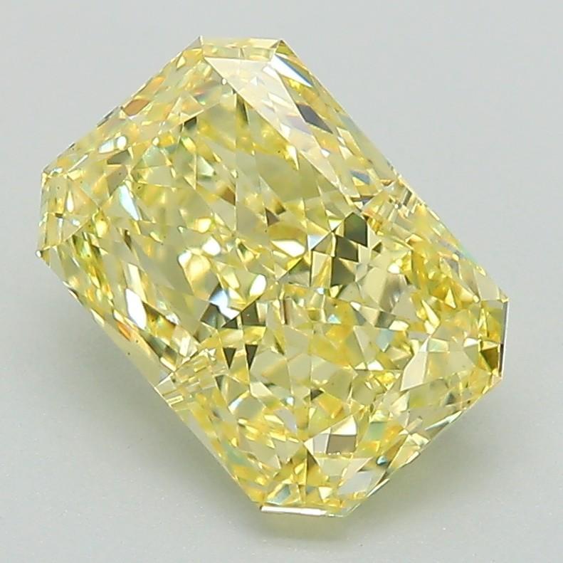 2.26 Ct. Fancy Intense Yellow Radiant Lab Grown Diamond