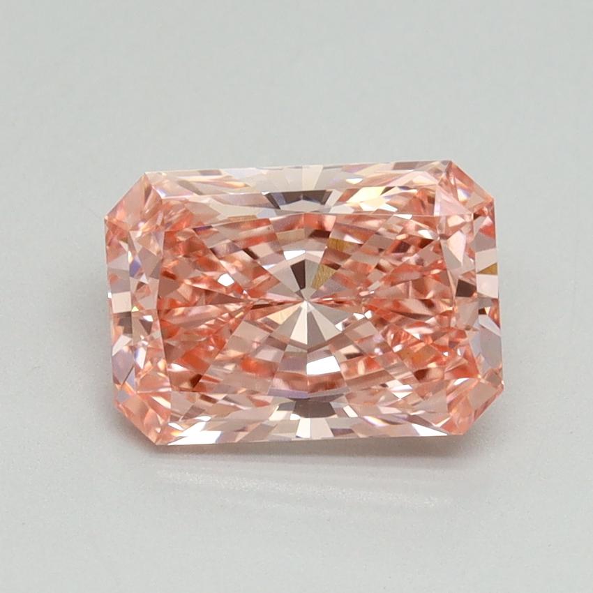 1.77 Ct. Fancy Vivid Pink Radiant Lab Grown Diamond