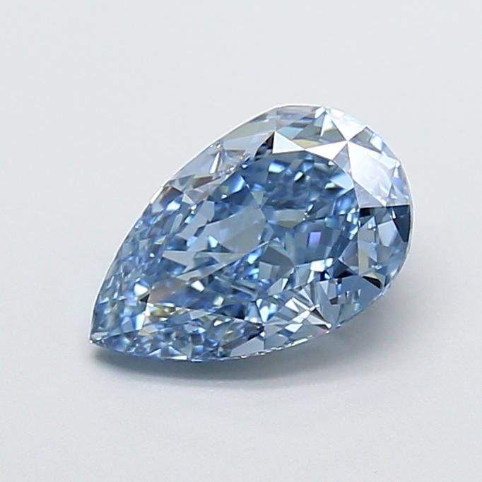 1.80 Ct. Fancy Vivid Blue Pear Lab Grown Diamond
