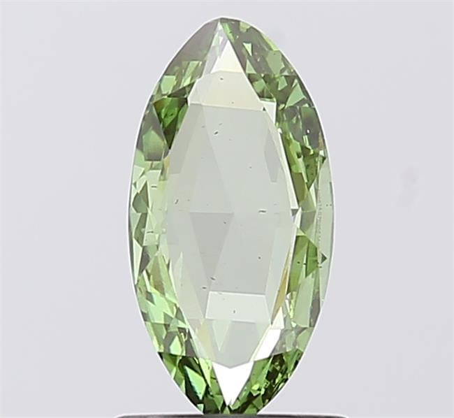 0.91 Ct. Fancy Vivid  Green Oval Lab Grown Diamond
