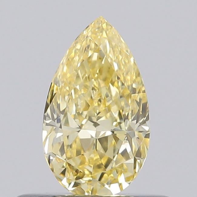 0.41 Ct. Fancy Intense Yellow Pear Lab Grown Diamond