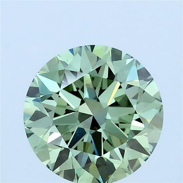 1.50 Ct. Fancy Green Round Lab Grown Diamond