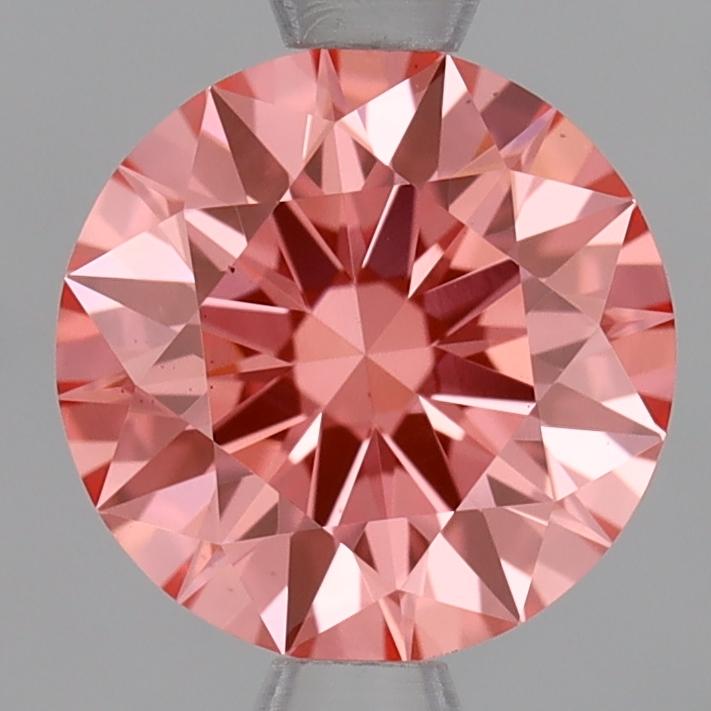 1.08 Ct. Fancy Vivid Pink Round Lab Grown Diamond
