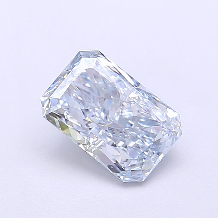 1.08 Ct. Fancy Intense Blue Radiant Lab Grown Diamond