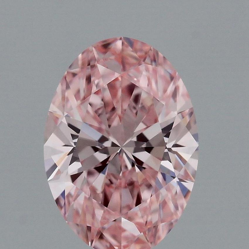 1.34 Ct. Fancy Intense Pink Oval Lab Grown Diamond