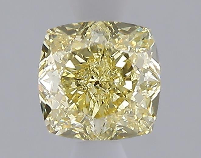 1.07 Ct. Fancy Intense  Yellow Cushion Lab Grown Diamond