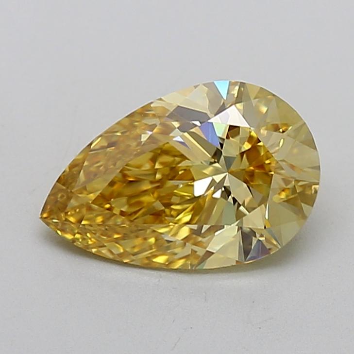 2.08 Ct. Fancy Intense Yellow Pear Lab Grown Diamond