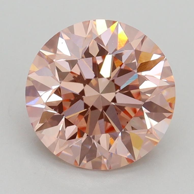 1.89 Ct. Fancy Intense Pink Round Lab Grown Diamond