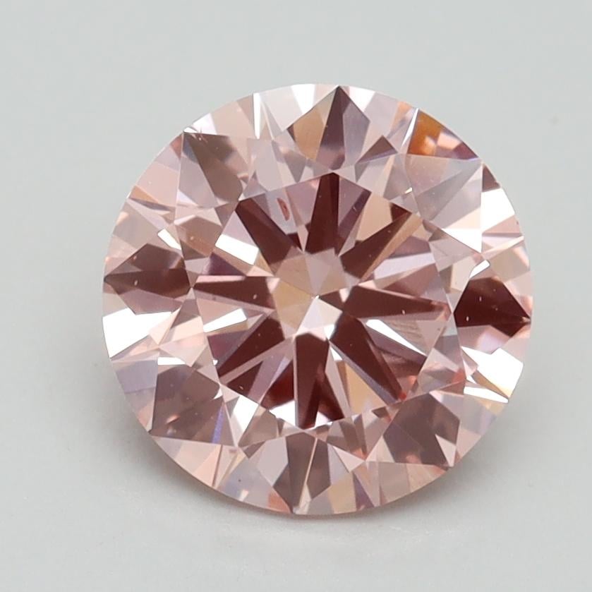 2.00 Ct. Fancy Intense Pink Round Lab Grown Diamond