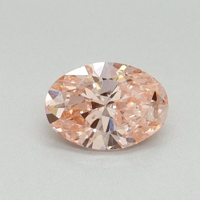 0.40 Ct. Fancy Vivid Pink Oval Lab Grown Diamond