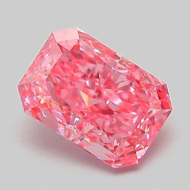 1.03 Ct. Fancy Vivid Pink Radiant Lab Grown Diamond