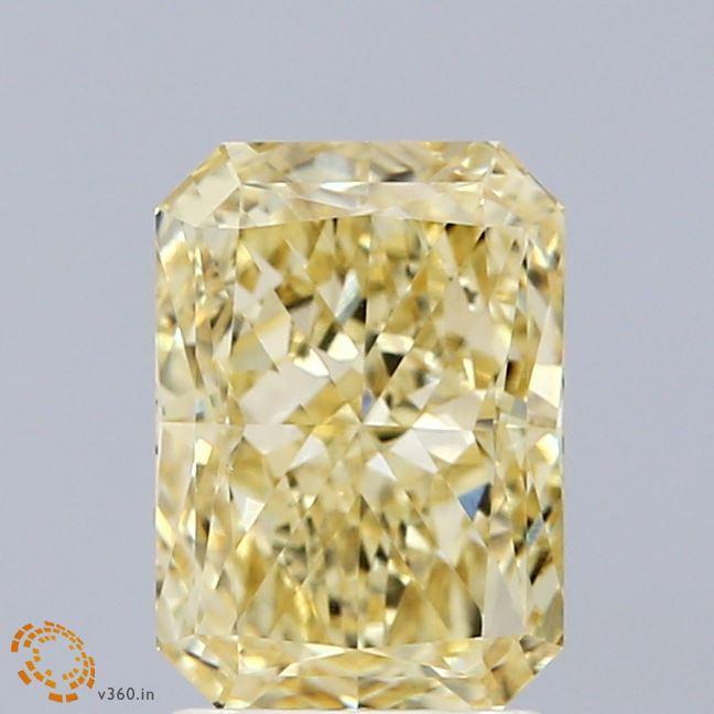 2.06 Ct. Fancy Intense Yellow Radiant Lab Grown Diamond
