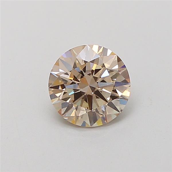 1.07 Ct. Light Brown Round Lab Grown Diamond