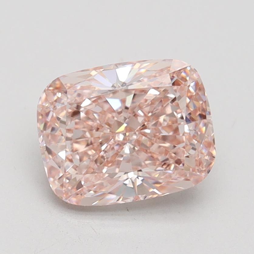1.65 Ct. Fancy Intense Pink Cushion Lab Grown Diamond