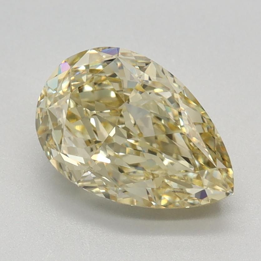 1.61 Ct. Fancy Intense Yellow Pear Lab Grown Diamond