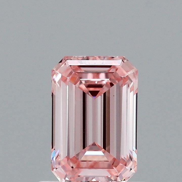 0.93 Ct. Fancy Intense Pink Emerald Lab Grown Diamond