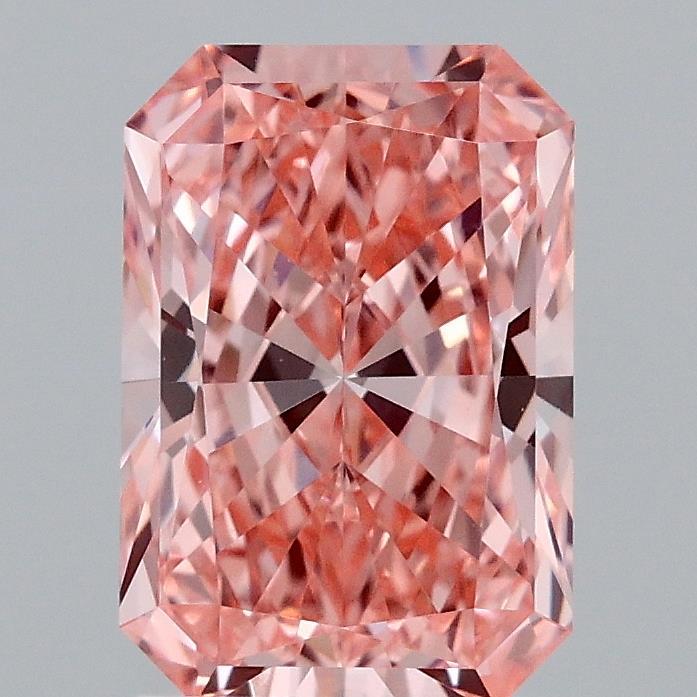 2.01 Ct. Fancy Vivid Pink Radiant Lab Grown Diamond
