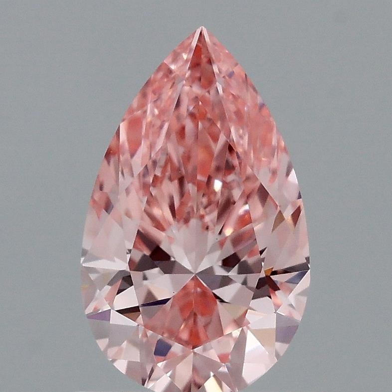 1.00 Ct. Fancy Vivid Pink Pear Lab Grown Diamond