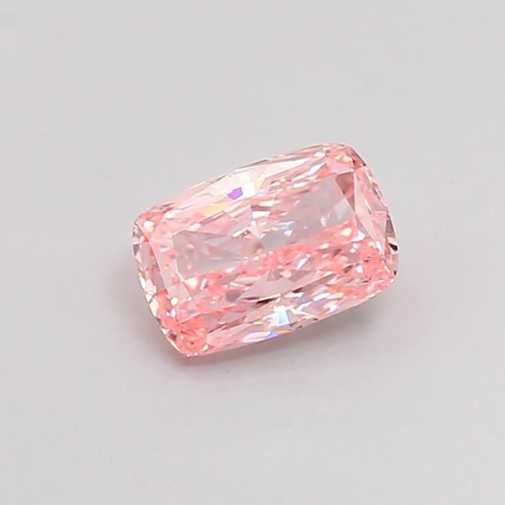 1.05 Ct. Fancy Vivid Pink Cushion Lab Grown Diamond