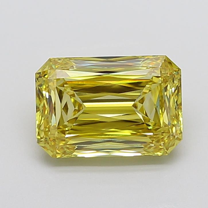4.48 Ct. Fancy Intense Yellow Radiant Lab Grown Diamond