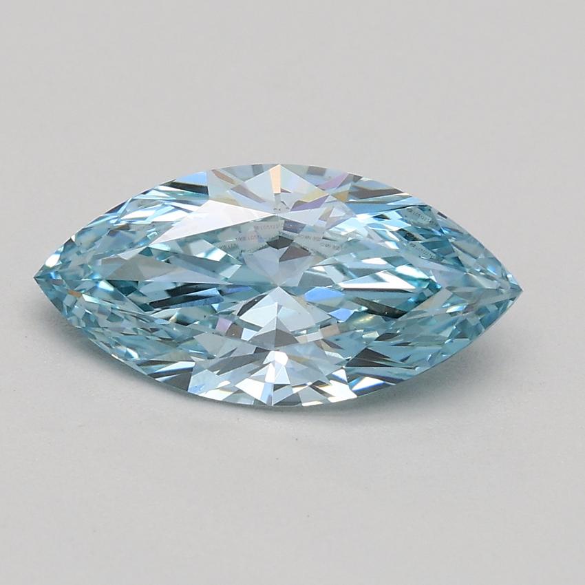 1.05 Ct. Fancy Intense Blue Marquise Lab Grown Diamond