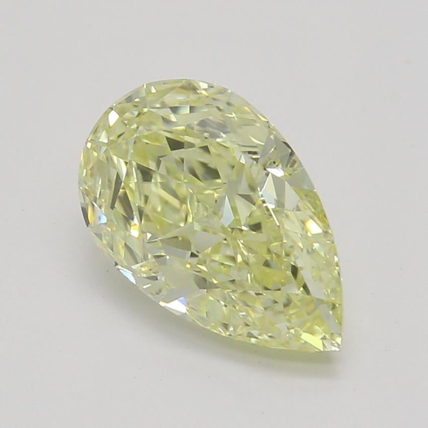 1.03 Ct. Fancy Light Yellow Pear Diamond