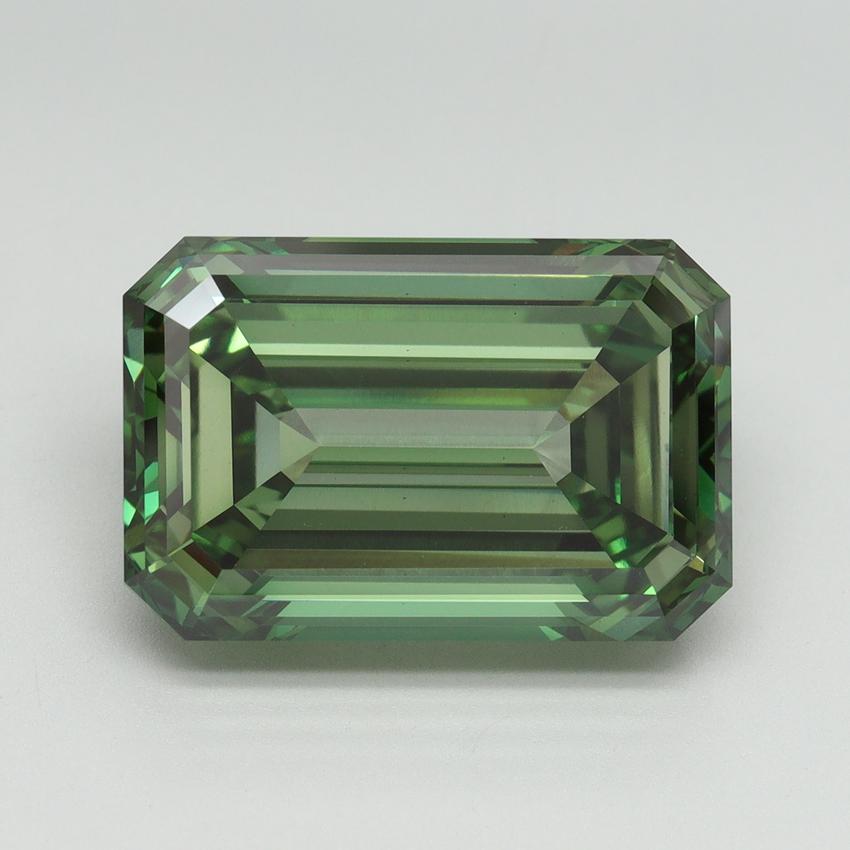 10.03 Ct. Fancy Vivid Green Emerald Lab Grown Diamond
