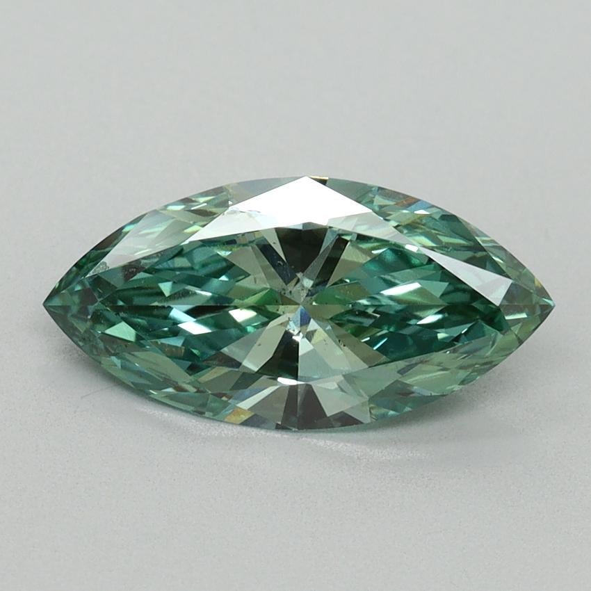 1.50 Ct. Fancy Vivid Green Marquise Lab Grown Diamond