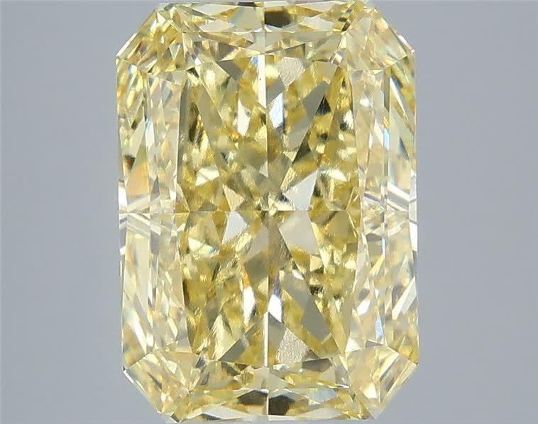 5.59 Ct. Fancy Intense Yellow Radiant Lab Grown Diamond