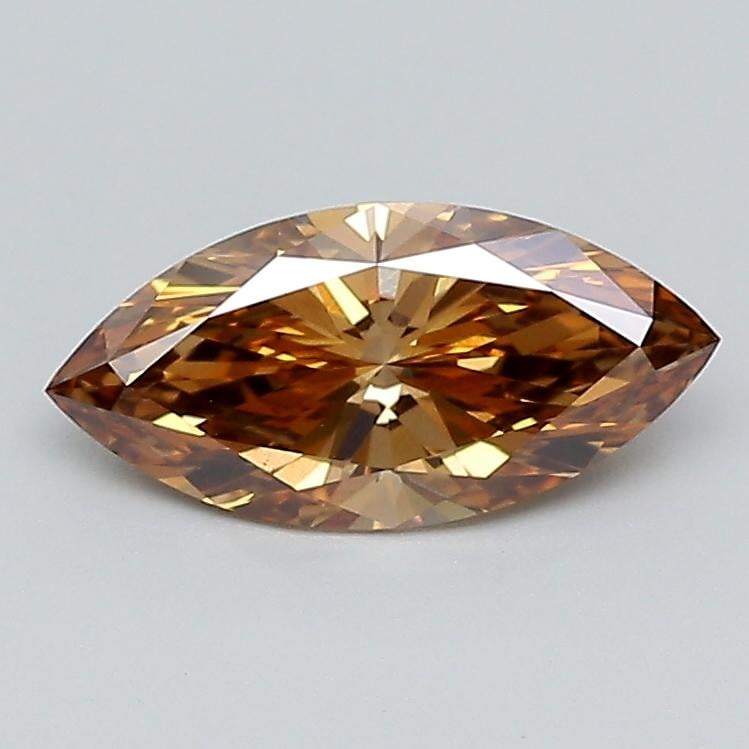 1.06 Ct. Fancy Light  Brown Marquise Lab Grown Diamond