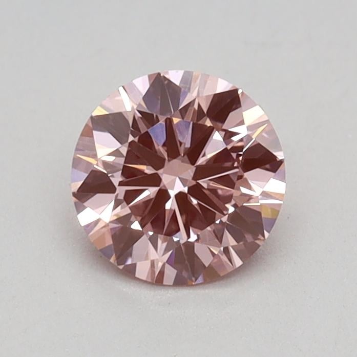 0.44 Ct. Fancy Vivid Pink Round Lab Grown Diamond